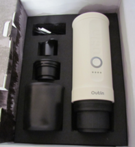 Outin Nano Portable White Espresso Travel Coffee Maker 20 Bar Electric O... - $84.95