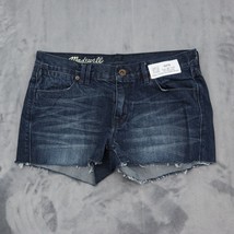 Madewell Shorts Womens 27 Blue Mid Rise Casual Hot Pants Jeans Bottoms - $18.69