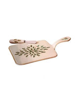 Lenox Holiday Cheese Board with Spreader New 12-1/8&quot; Porcelain Holly Berry - €21,45 EUR
