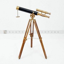 18&quot; Brass Antique Marine Nautical Double Barrel Telescope Gift item new - $225.87