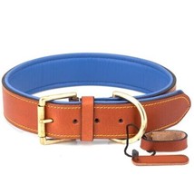 STG Heavy Duty Leather Dog Collar Neck Belt for Large Dogs - £40.08 GBP