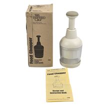 Pampered Chef #2585 HAND FOOD CHOPPER w/Stainless Steel Blades - $16.82