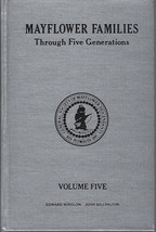 Mayflower Families Thru Five Generations Vol 5 Edward Winslow John Billington - £55.80 GBP