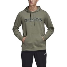adidas Originals Men&#39;s Camo Linear Logo Hoodie FM0219 Green Size Small - $51.73