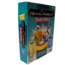 Trivial Pursuit Family Edition Board Game By Hasbro Cards For Kids And A... - £15.37 GBP