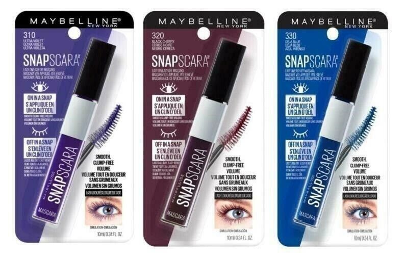 Maybelline Snapscara Washable Mascara CHOOSE COLOR 0.34 fl oz 310 320 330