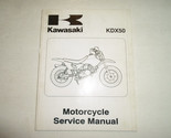2003 Kawasaki KDX50 Moto Servizio Riparazione Negozio Manuale OEM 99924-... - £20.02 GBP