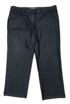 Soft by Avenue Comfort Pants Women Plus Size 18 (Measure 41x30) Dark Blue Chino - £10.21 GBP