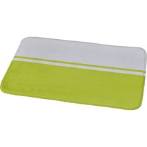 EVIDECO French Home Goods Lime Green Bath Mat Bi-Color Microfiber for Bathroom - - £11.14 GBP