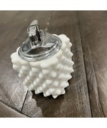 Vintage Fenton Hobnail Milk Glass Table Lighter Art Glass Cigarette Lighter - $17.81