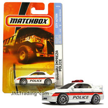 Year 2007 Matchbox City Action 1:64 Die Cast Car #45 White Subaru Impreza Police - $19.99