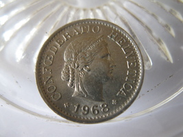 (FC-355) 1968 Switzerland: 10 Rappen - £1.60 GBP