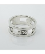 Size 12 Tiffany &amp; Co 1837 Cutout Ring Stencil Open Mens Band Unisex - $375.00