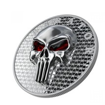 1 Oz Silver Coin Dark Side 2021 THE LIBERATOR Skull Proof Silver / Enamel Eyes - £133.17 GBP