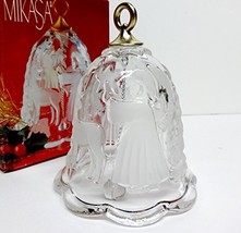 Vintage Mikasa Holiday Lights Crystal Clear Christmas Bell in the Original Box - - £15.73 GBP