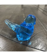 Vintage Ron Ray Bluebird of Happiness Art Glass Bird Figurine Signed 3” ... - $24.35 CAD