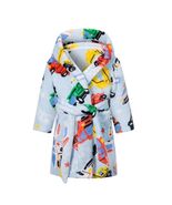 Cars Firetruck Toddler Boy's sz 3T-4T Cozy Fleece Hooded Bathrobe Sleepw... - €14,26 EUR