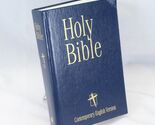 Holy Bible Contemporary English Version 1995 Blue Hard Cover American Bi... - $18.61