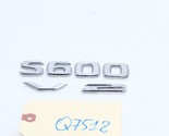 MERCEDES-BENZ S600 V12 EMBLEM BADGE LETTERING Q7518 - $35.95