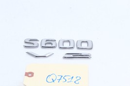 MERCEDES-BENZ S600 V12 EMBLEM BADGE LETTERING Q7518 - $35.16