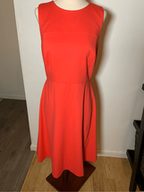 Red/orange dress size 6 classiqure entier - $19.80