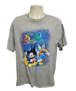 2005 Disney Dreams Florida Mickey Donald Pluto Goofy Adult Large Gray TS... - $19.80
