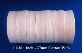 1 1/16″ Inch - 27mm Thick Oil Lamp Wick FREE Shipping FREE Burner Cleaner - $16.12