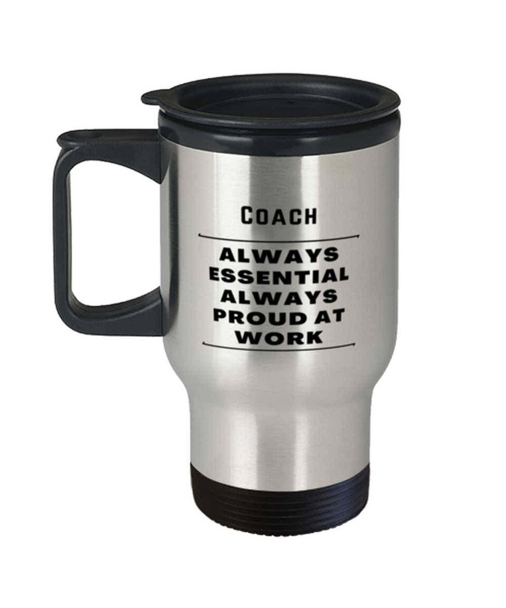 Coach  Travel Mug - 14 oz Insulated Coffee Tumbler For Office Co-Workers Men