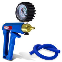 Vacuum Pump LeLuv MAXI Blue Handle with Protected Gauge and Silicone Hose - £36.43 GBP