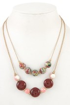 Double row ball bead necklace - £24.76 GBP