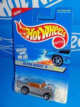 Hot Wheels 1996 Silver Series II 3/4 #422 &#39;57 Chevy Chrome w/ 5SPs - £3.69 GBP