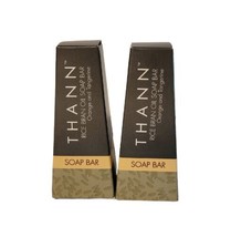 THANN Aromatic Wood Rice Bran Oil Soap Bar Orange Tangerine Travel Sz 1.3 oz x 2 - £11.98 GBP