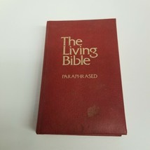Vintage 1971 The Living Bible Paraphrased, Guideposts, Red Cover - £12.42 GBP