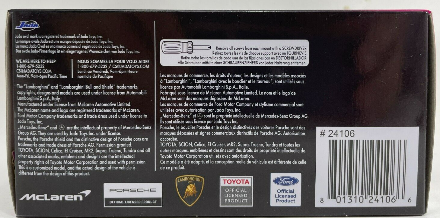 Jada - 24106 - Pink Slips Mercedes-Benz G-Class 4x4 Scale 1:32 - Black Item image 3