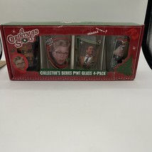 A Christmas Story Movie Collector&#39;s Series Pint Glass 4-Pack NIB Ralphie Parker - £15.67 GBP