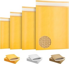 Yellow Kraft Bubble Mailer Envelopes, 14.5 x 19 Inches. 100 Pack Mail Padded... - £85.23 GBP