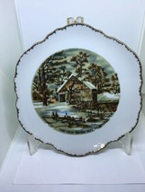 Vintage Currier and Ives Decorative Plate Made In Korea - £13.92 GBP