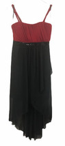 Women&#39;s Medium Sweet Storm Dress Sleeveless Black Red Short - £25.52 GBP