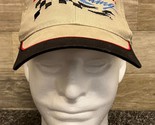Snap-On Racing Hat Strapback Embroidered Cap Tan Black Red ~ One Size - $13.54