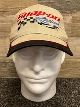Snap-On Racing Hat Strapback Embroidered Cap Tan Black Red ~ One Size - £10.69 GBP