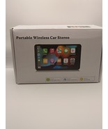7”Portable Wireless Car Stereo Touch Screen With Backup Camera Stand Lig... - $781.11 MXN