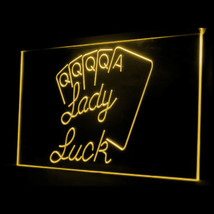 130029B Lady Luck Poker Game Casino Ace Display Accessible LED Light Sign - $21.99