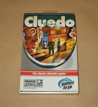 CLUEDO TRAVEL - CLUE CLASSIC DETECTIVE GAME - PARKER BROTHERS GAMES TO G... - £9.80 GBP