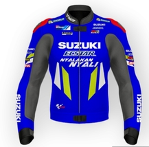 SUZUKI Alex Rins Motorcycle/Motorbike  motogp Racing Leather Jacket - £126.32 GBP