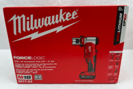 NEW Milwaukee 2677-23 ForceLogic M18 6T Knockout 1/2&quot; to 4&quot; Kit Battery Charger - £801.28 GBP