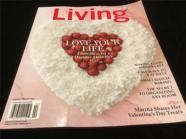 Martha Stewart Living Magazine Jan/Feb 2022 Love Your Life - £9.37 GBP
