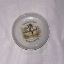 Vintage Holly Hobbie Ceramic Trinket Dish “To The House Of A Friend” - $7.42