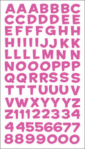 Sticko Alphabet Stickers-Fun House Pink Metallic - £10.85 GBP