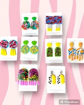 summer vibe colorful earrings. - £33.57 GBP