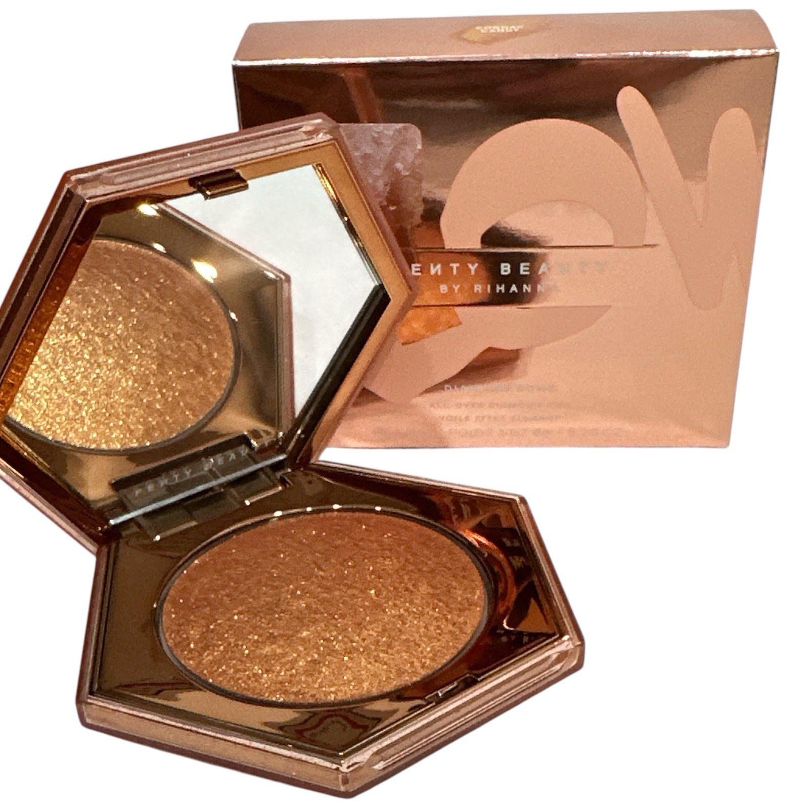 Fenty Beauty Diamond Bomb All Over Diamond Veil Cognac Candy Discontinued - £57.86 GBP